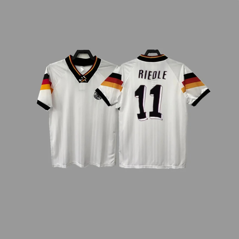 Vintage Germany National Team Football Jersey Retro Soccer Shirt Premium Breathable Fabric (Adult, Large) c8gvu