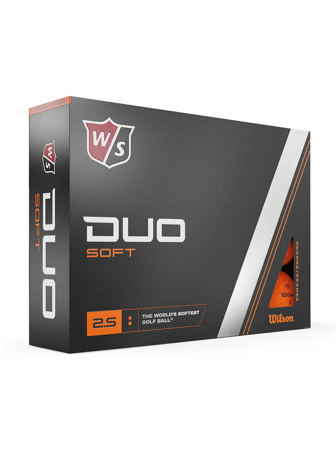 Wilson Duo Golf Balls Premium Low-Compression Distance Performance (Orange, 12 Pack) xqqfb