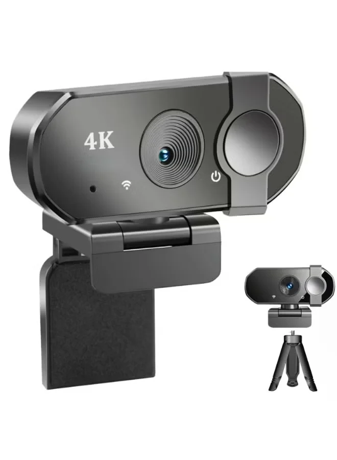 ZetRA 4K Webcam for PC with Autofocus, Privacy Shutter & Tripod Mount, USB Plug & Play Streaming Camera for Professional Video Conferencing & Gaming oldri