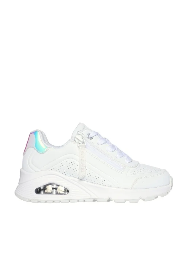 Premium Athletic Comfort Sneakers for Men and Women (White, 42 EU) nm3s6