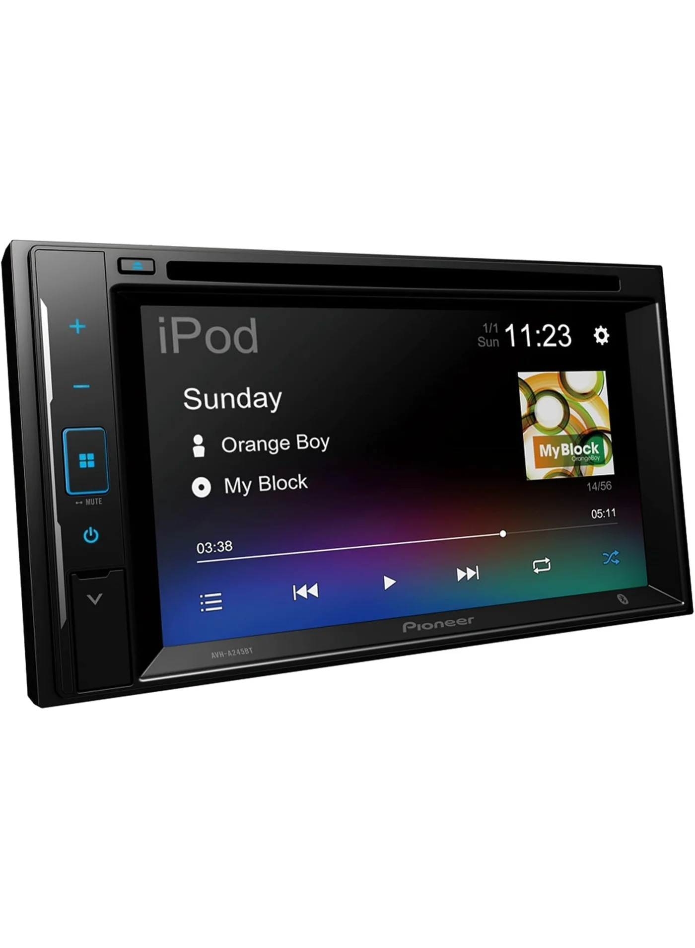 Premium Double Din Car Stereo Multimedia Receiver with Bluetooth CD DVD Player (6.2-inch Display) yflej