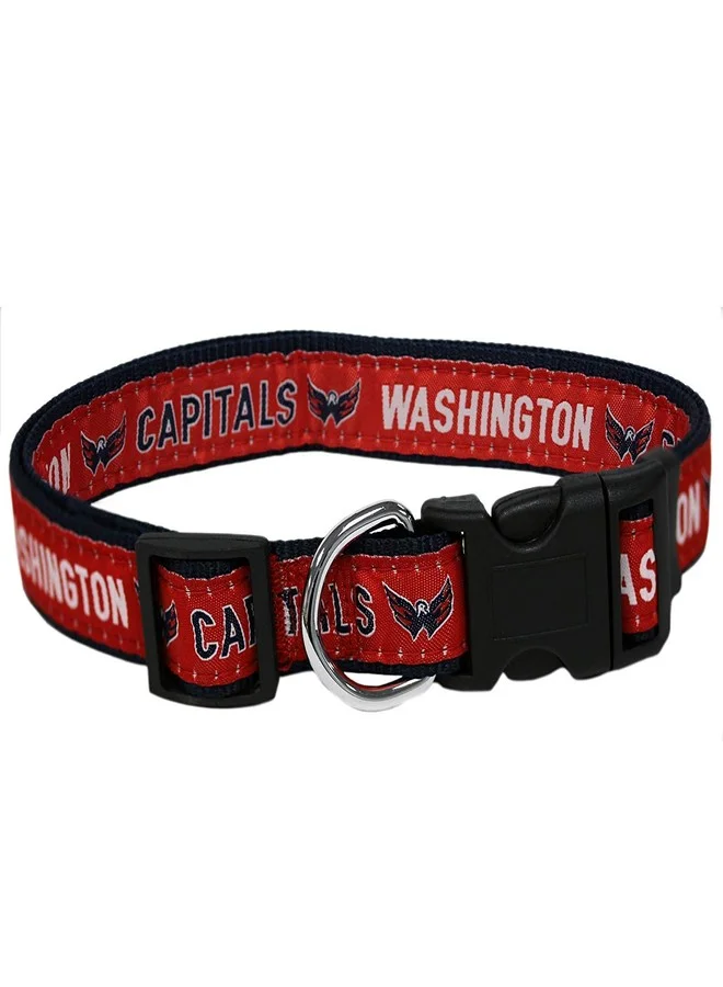 Pets First NHL Washington Capitals Pet Collar for Dogs & Cats (Adjustable, Medium) s3bbq