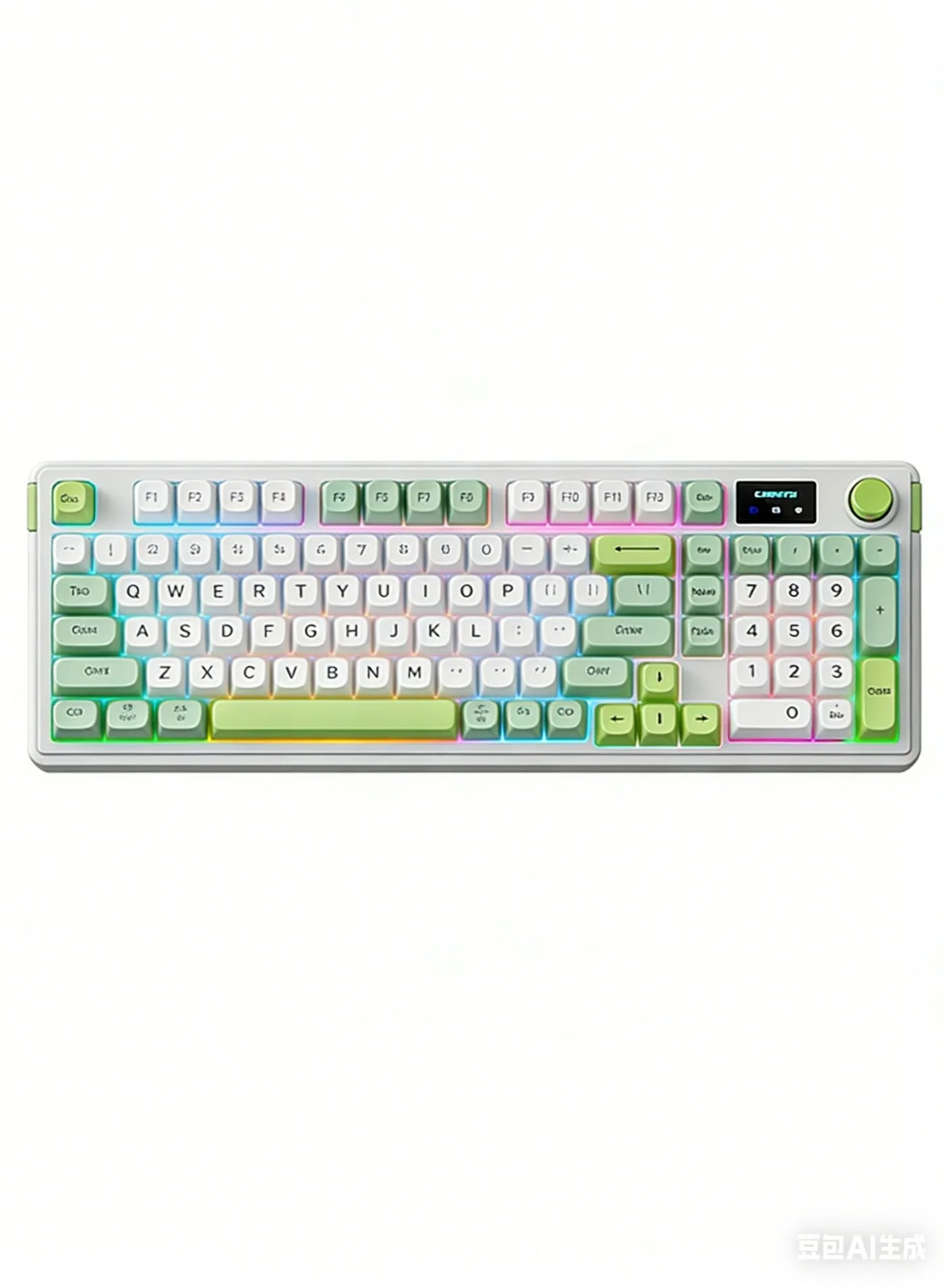 LANGTU L98 Triple-Mode Mechanical Keyboard Wireless Hot-Swappable Bluetooth Gaming Keyboard with Knob and RGB Backlit (98 Keys) ulfqx
