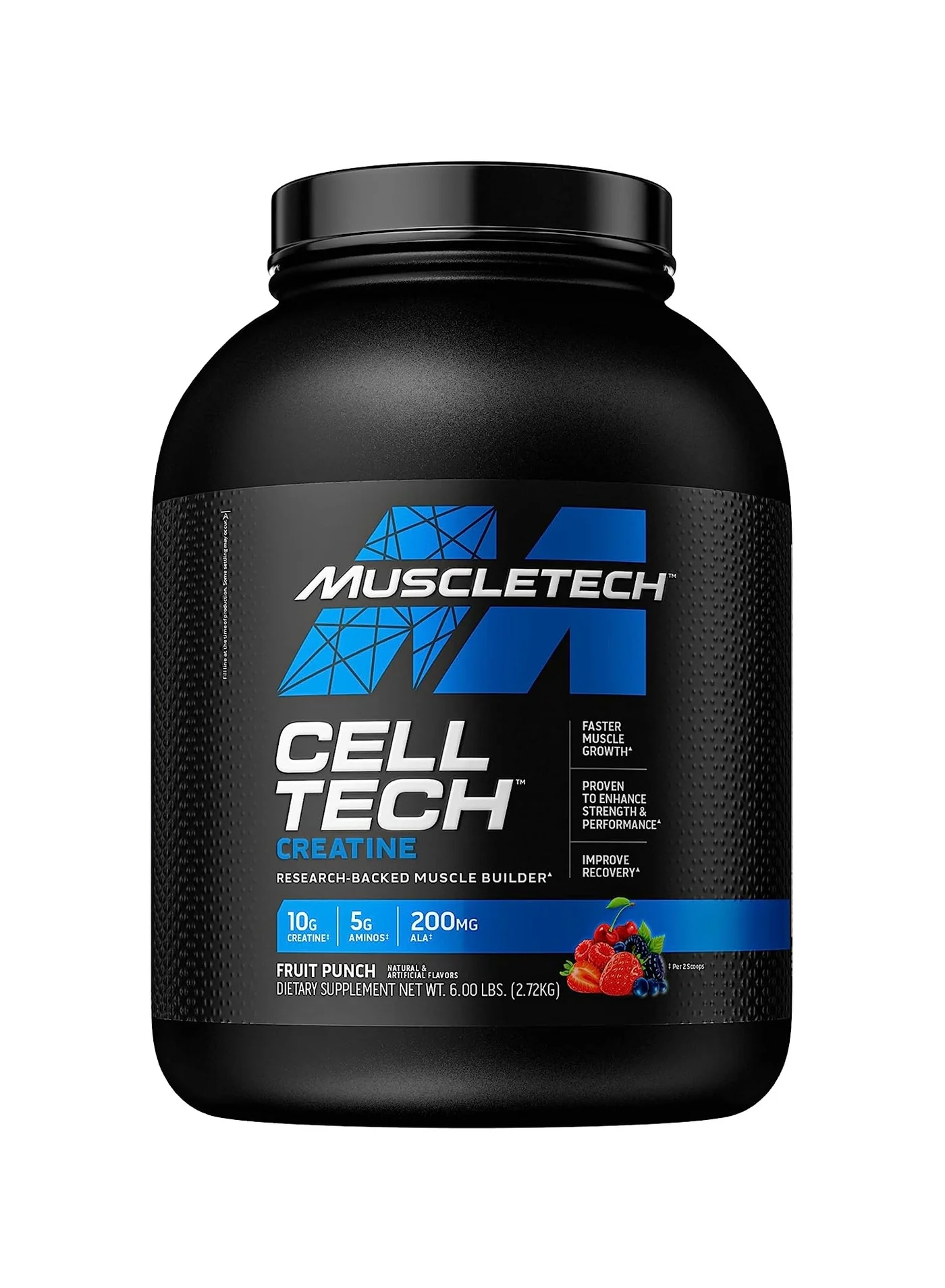 MuscleTech Creatine Powder Muscle Builder (Fruit Punch, 2.72 kg) 5dzod