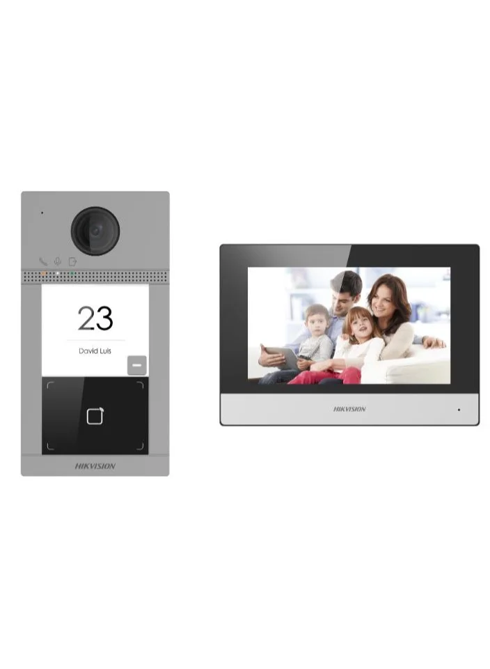 Premium IP Video Intercom System with 1MP Camera Doorbell and Indoor Monitor (1 Set) sqo8h
