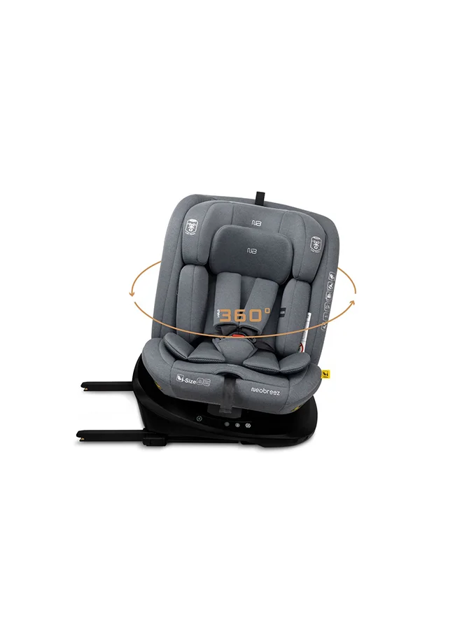 neobreez 360¡ã Rotatable ISOFIX Convertible Car Seat (0-36kg) - Premium Memory Foam Safety System for Infants to Kids 0zvb7