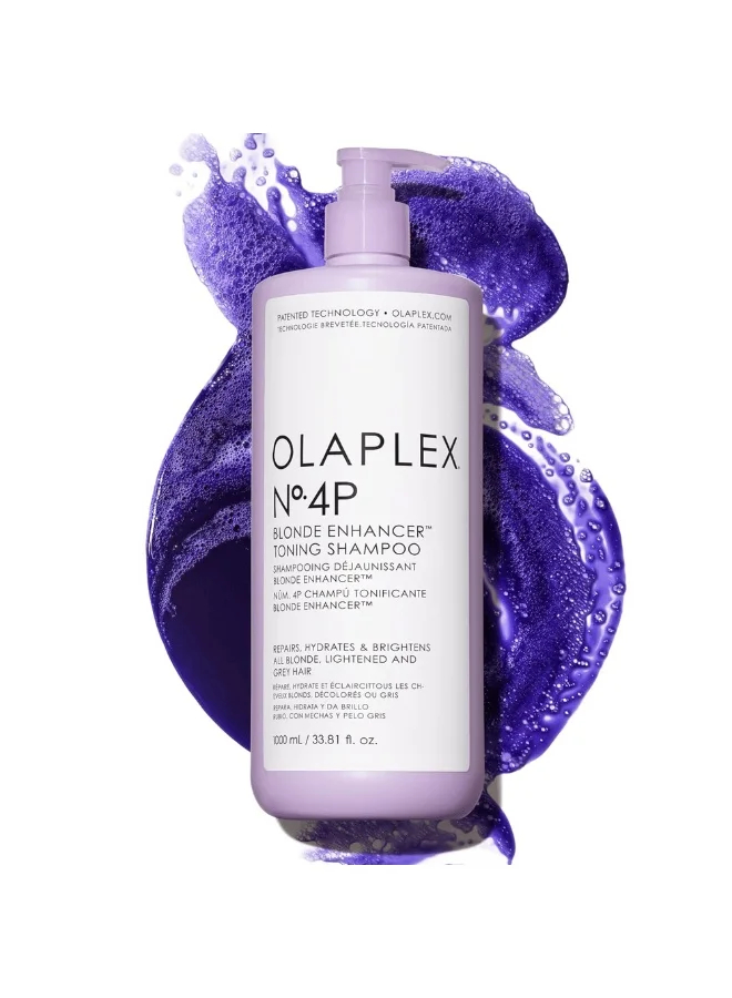 Olaplex No.4P Blonde Enhancer Toning Shampoo Professional Hair Care (1000 mL) mcn5y