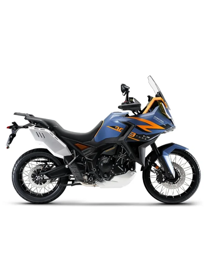 Zontes 703F Adventure Motorcycle 699cc 3-Cylinder Liquid-Cooled Premium Touring Bike (95HP, TFT Display) gbsa2