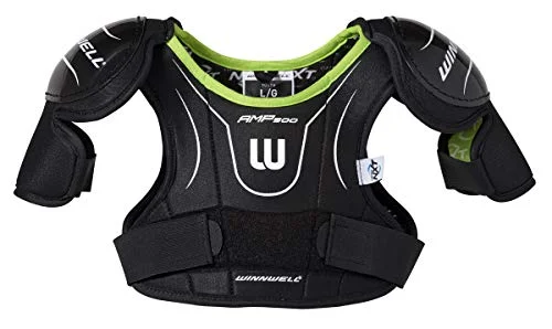 Winnwell Ice Hockey Shoulder Pads AMP500 Series Protective Gear for Youth Players (Youth Small) tsokc