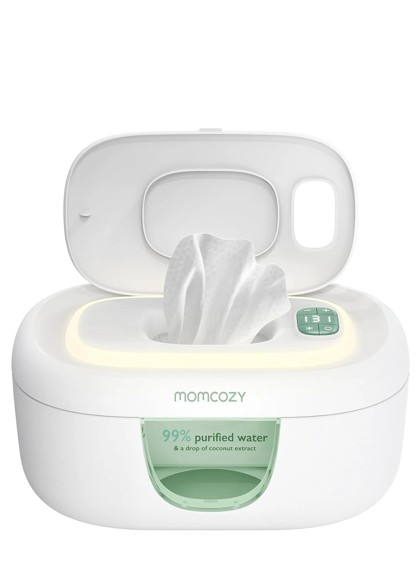 Premium Baby Wipe Warmer with 4 Temperature Modes and Night Light (Large Capacity) npjaj