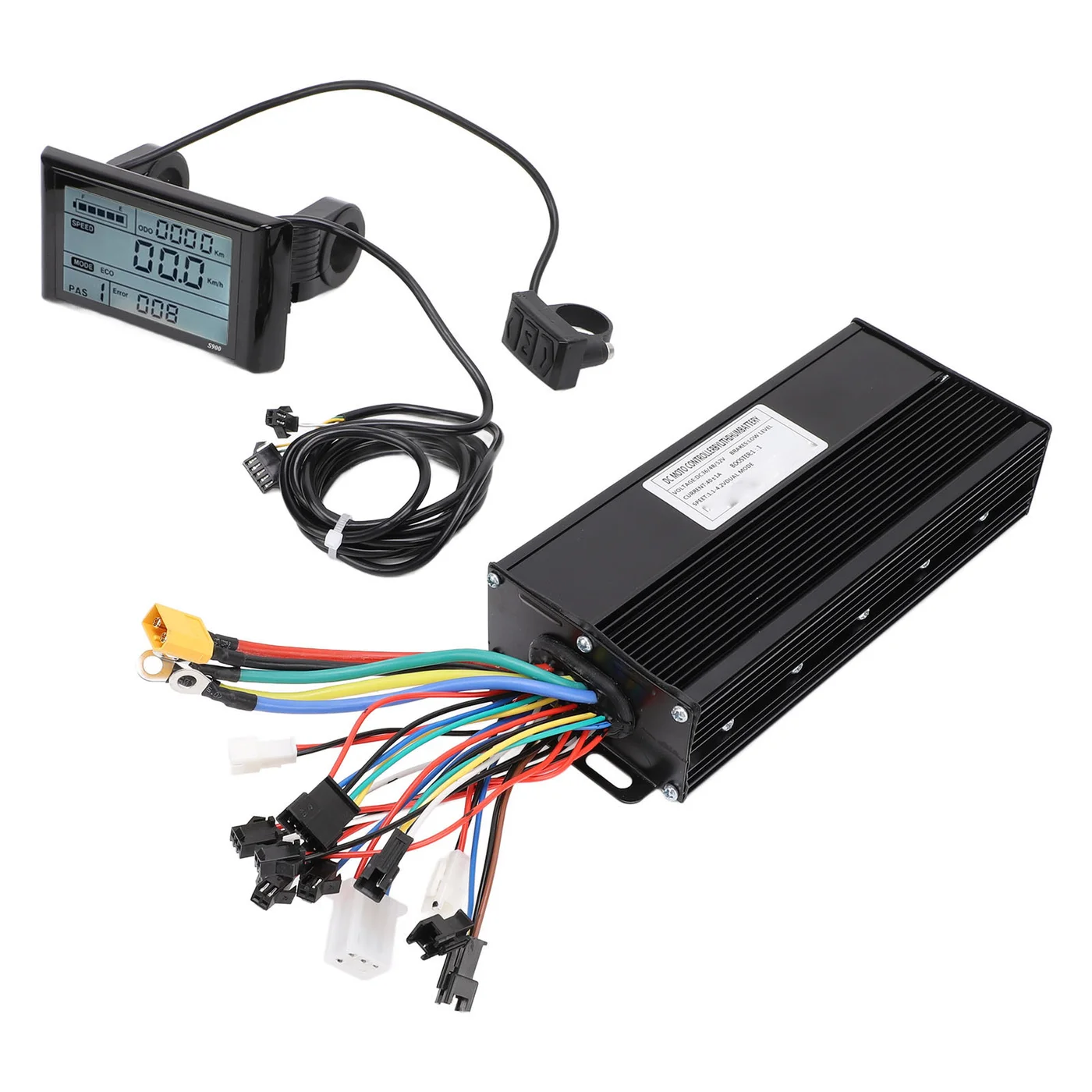 Electric Cycle Conversion Kit with 40A Sine Wave Brushless Controller and S900 LCD Display for 36V 48V 52V Systems a52p0