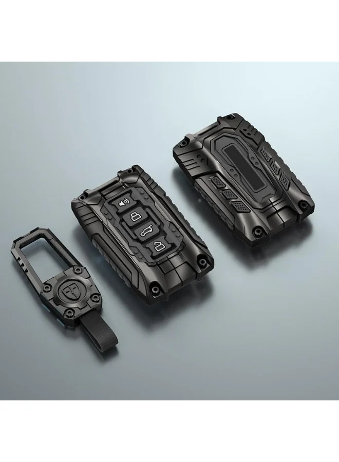 NOSKIN Zinc Alloy Remote Key Fob Cover Protector Case for Tank 300 500 Series (Premium Metallic Finish) 42cr7