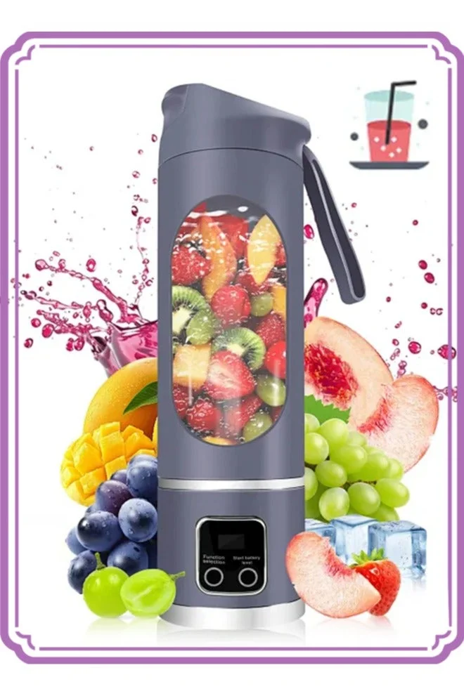 APEX Portable Electric Juicer Blender Rechargeable Personal Smoothie Mixer (350 mL) ytu0s
