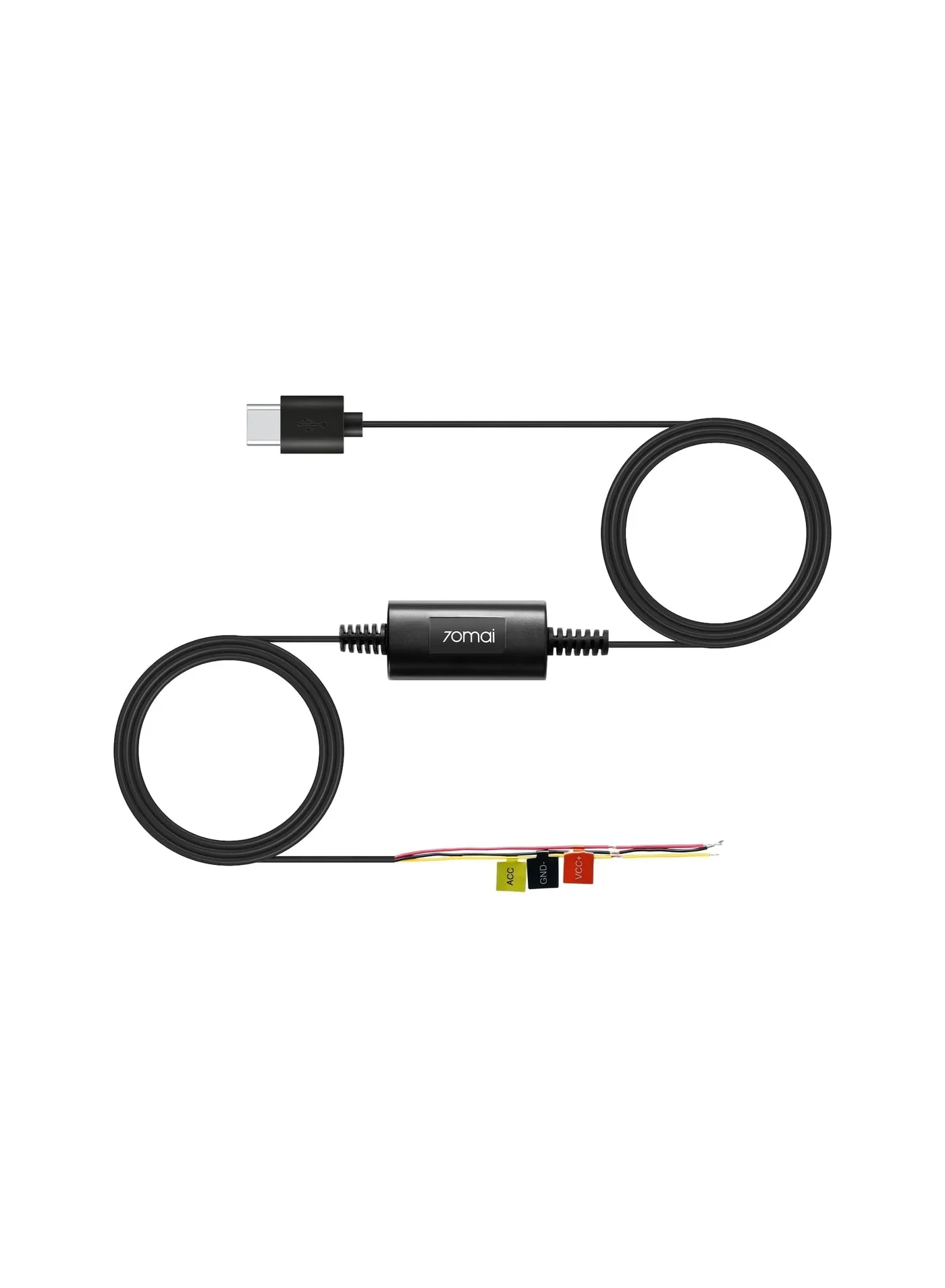 Premium Hardwire Kit for Car Dashboard Cameras Mini USB Connector (12V-30V to 5V/2.4A, 300 cm) f22co