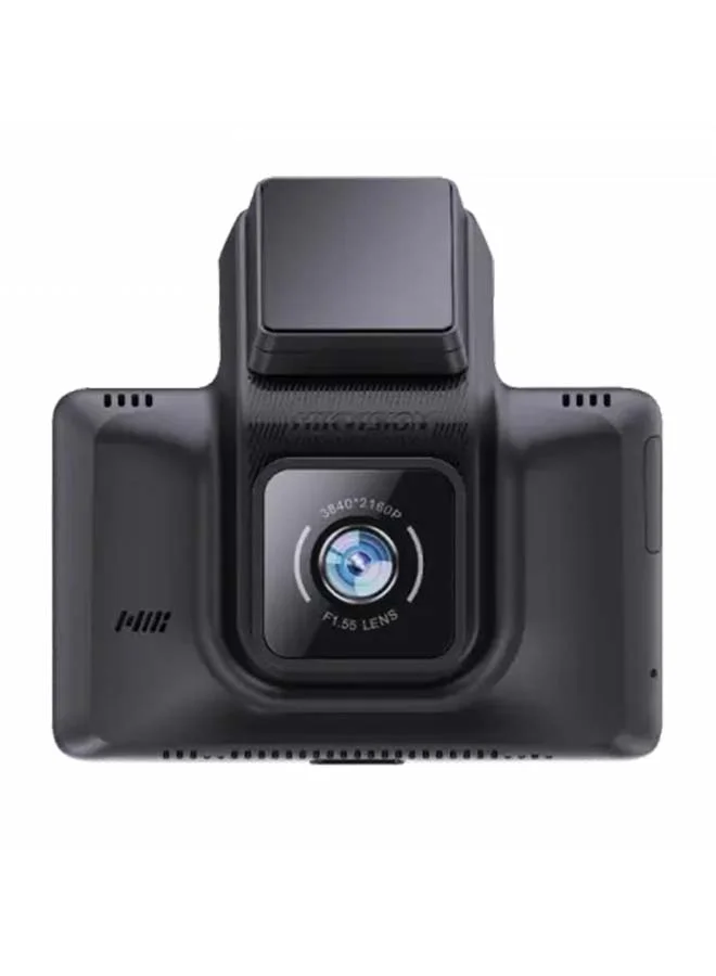 HIKVISION Dual Lens Dash Camera 2K Front and 1080P Rear Recording System with Built-in Wi-Fi (Black, 2-Channel) hgzox