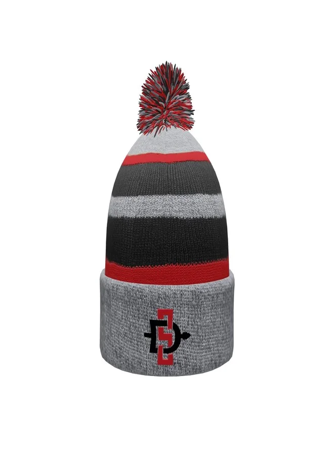 Sport Your Gear University Winter Knit Beanie Hat with Pom Pom (One Size, Team Red) annrx