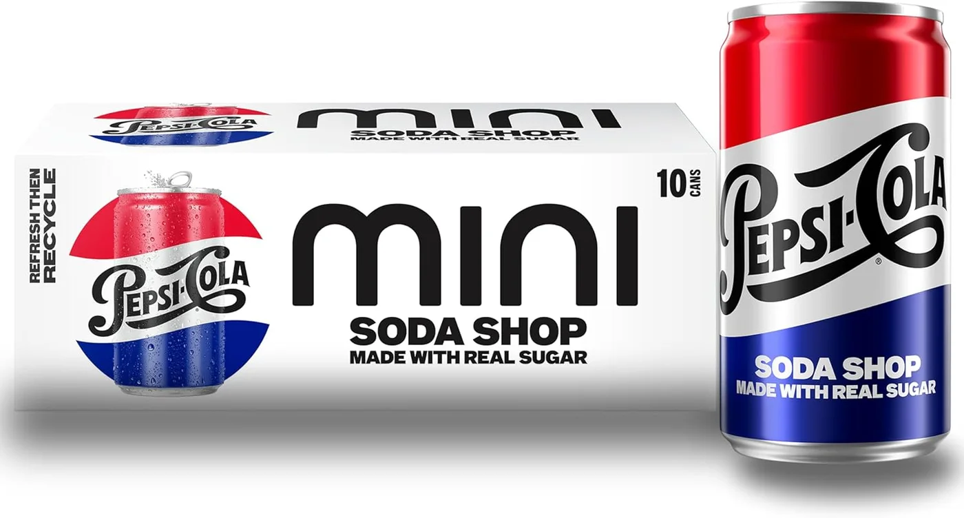 Premium Real Sugar Cola Beverage Refreshing Carbonated Drink (10 Pack, 150 mL per unit) 244og