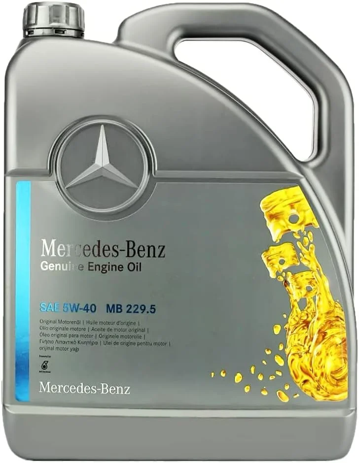 Premium Synthetic 5W-40 Engine Oil MB229.5 High-Performance Lubricant (5 L) 5klou