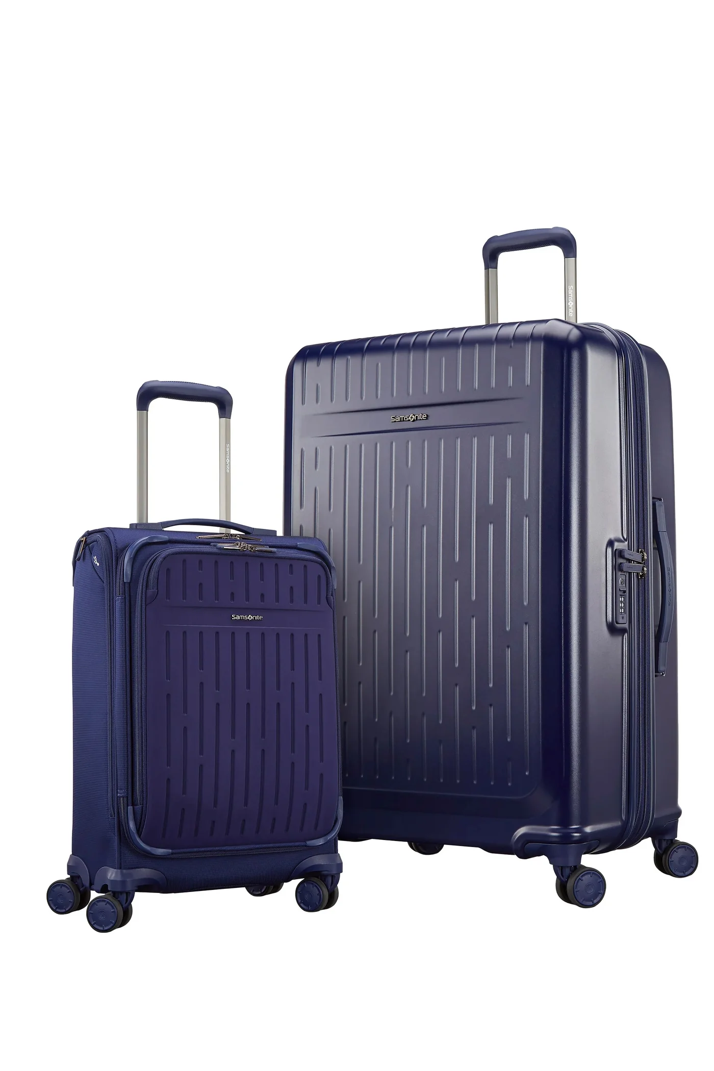 Premium Hardside Luggage 2-Piece Spinner Set with TSA Lock (Irish Blue, 2-Piece Set) ifwnp