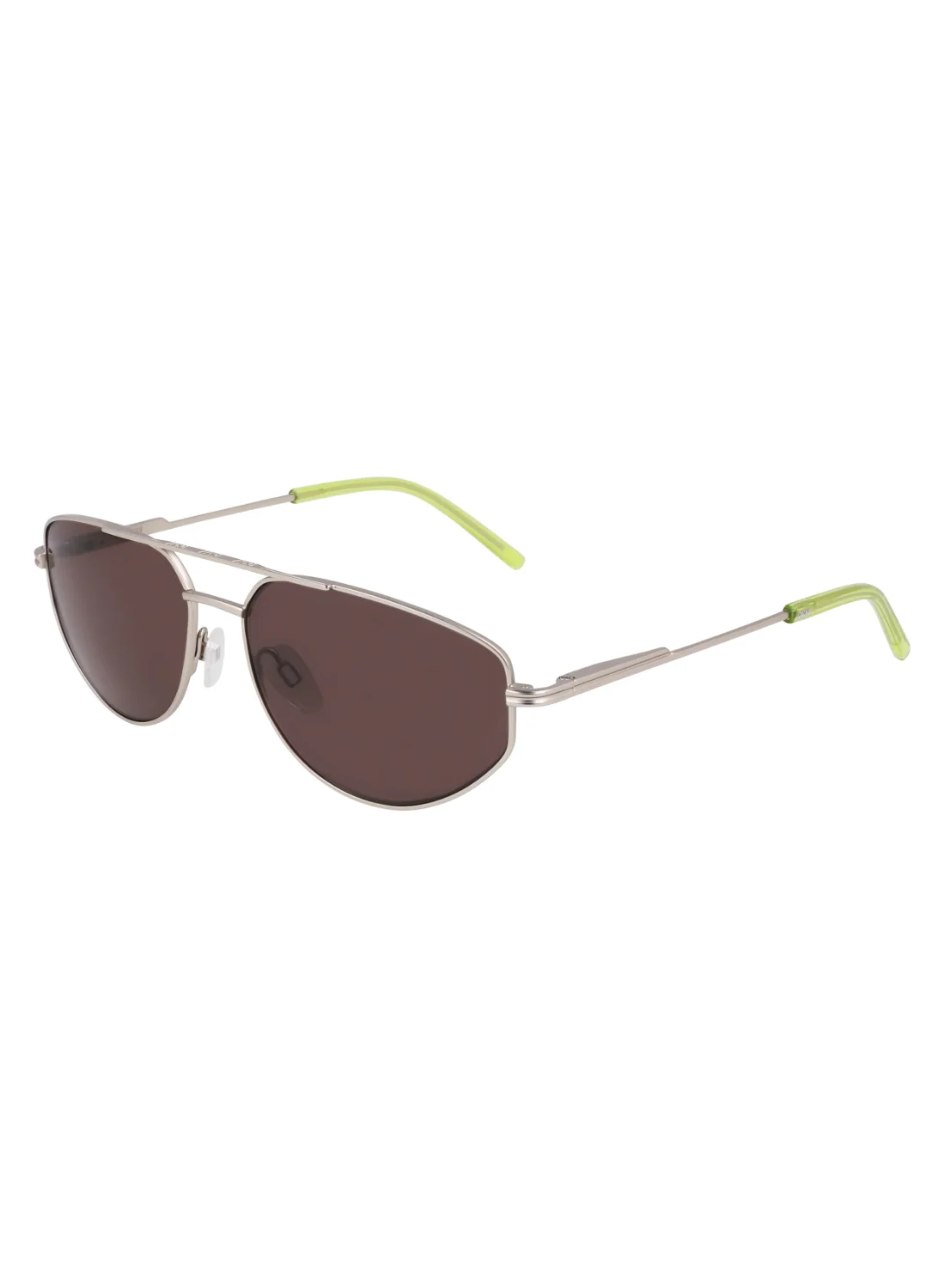 Premium Full Rim Metal Sunglasses for Women (Satin Silver, 57mm) mf01d