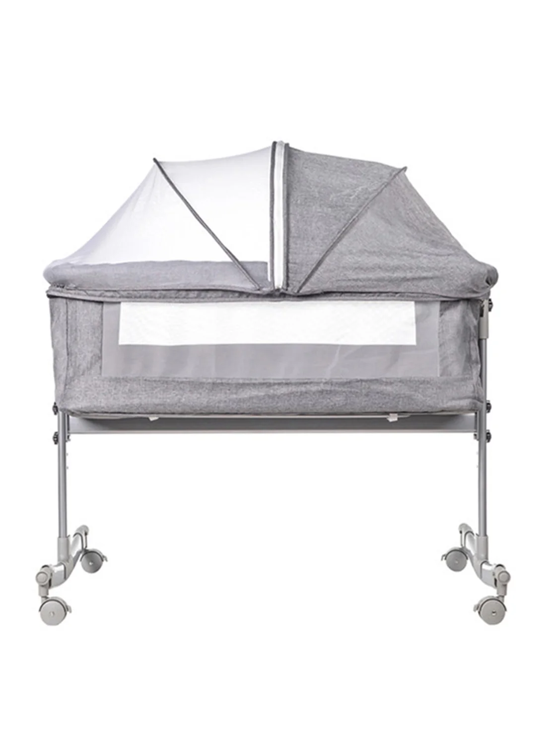 Kidle 3-In-1 Multifunctional Portable Folding Baby Bassinet and Sleeping Basket for Newborns (Grey) ckhxq