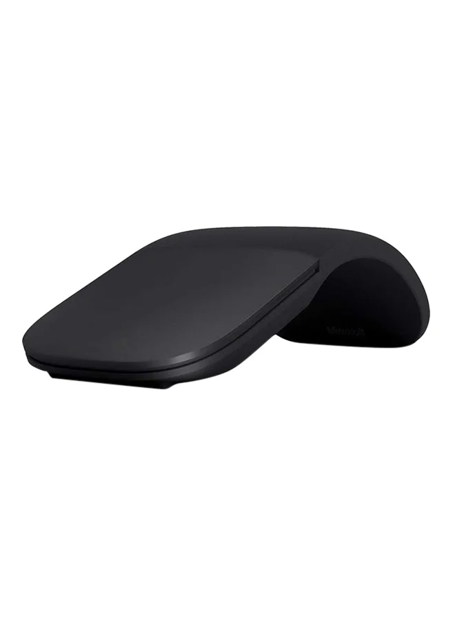 Professional Wireless Arc Mouse Slim Ergonomic Portable Optical Computer Accessory (Black) z8f2c
