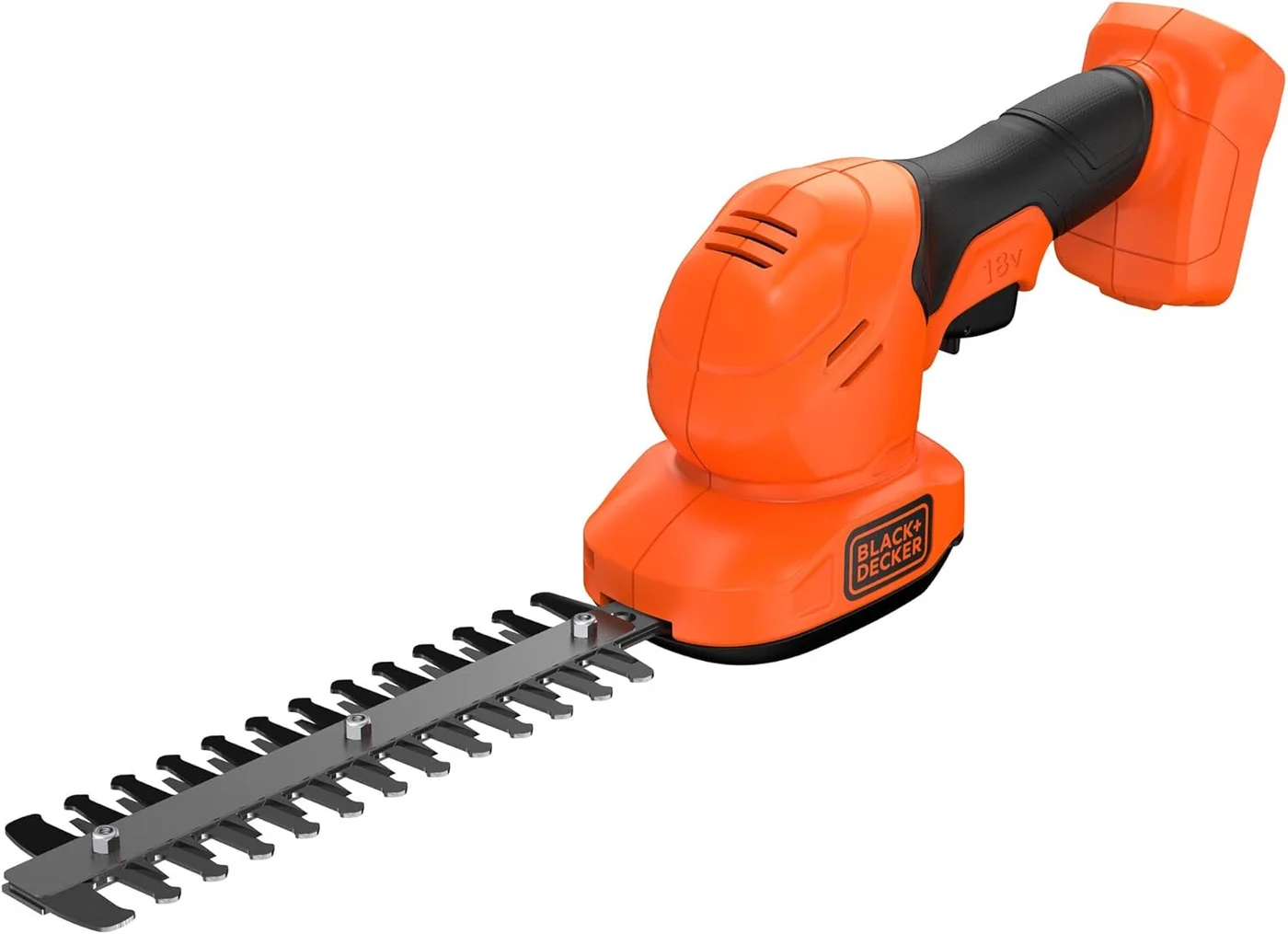 Cordless Garden Shrub Trimmer and Grass Shear Tool (18V, Black) 0fozk
