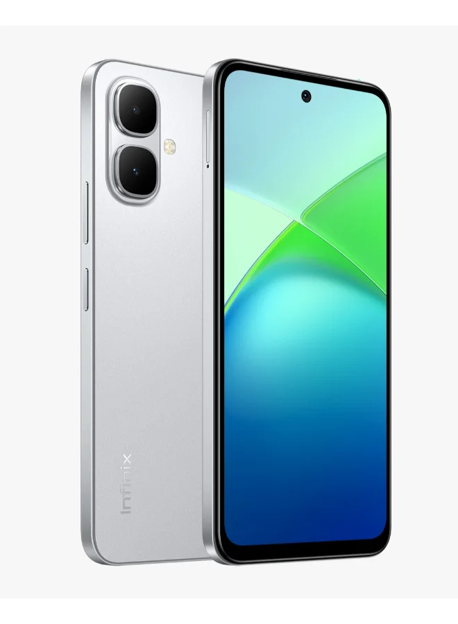 Infinix Smart 10 Smartphone Dual SIM 64GB 6GB RAM Titanium Silver (6.67 inch Display, 5000 mAh Battery) ynyue