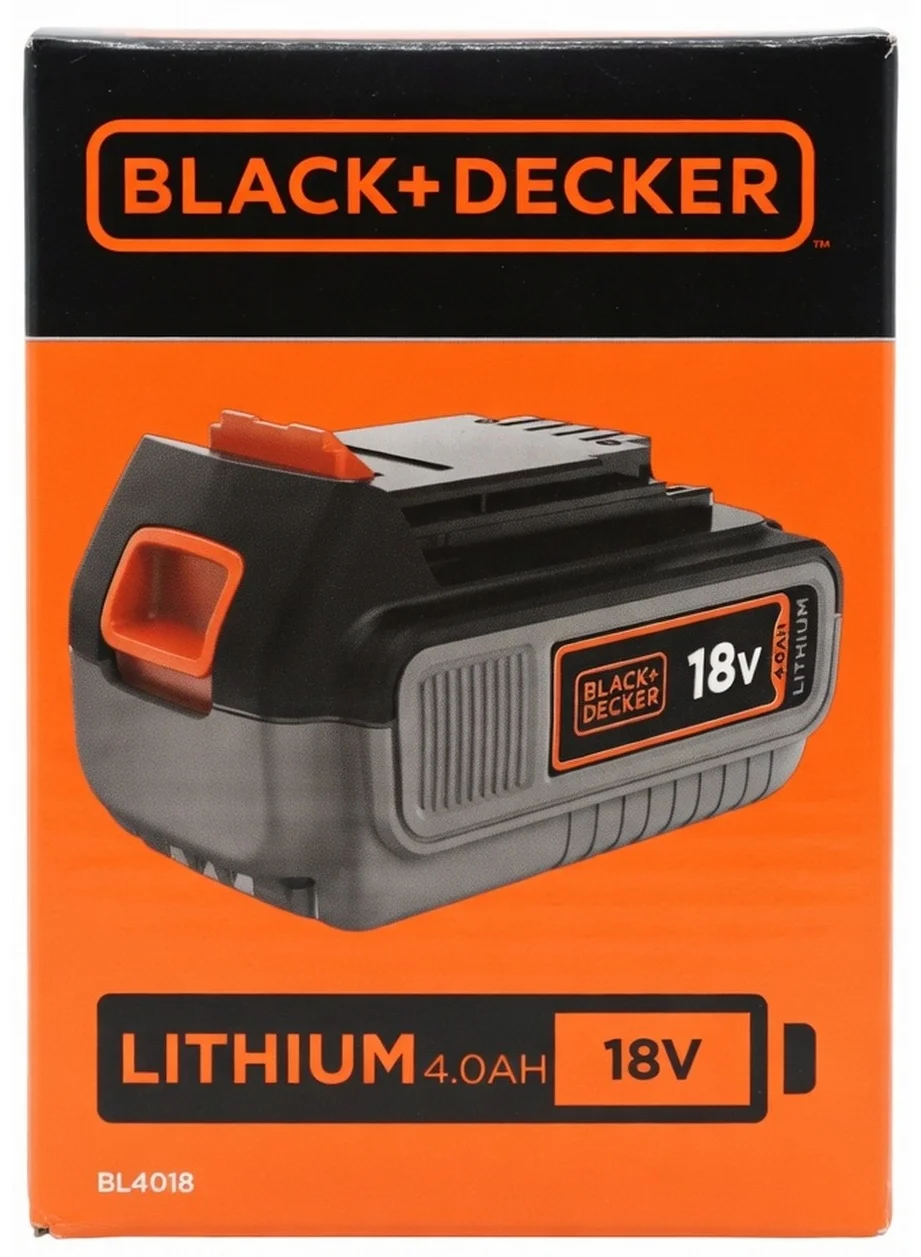 Premium Cordless Power Tool Battery 18V 4.0Ah Lithium Ion High-Capacity Replacement (Orange, 18V) r9v0i