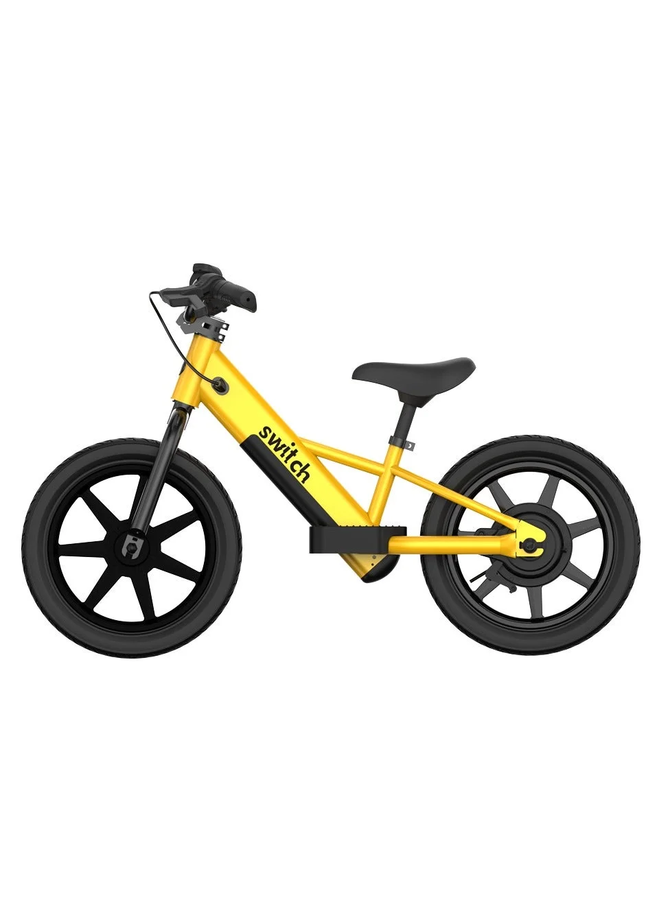 Switch Electric Bike for Kids Premium Aluminium Frame (100W Motor, 10km Range, 14-Inch Tires) 8d5la