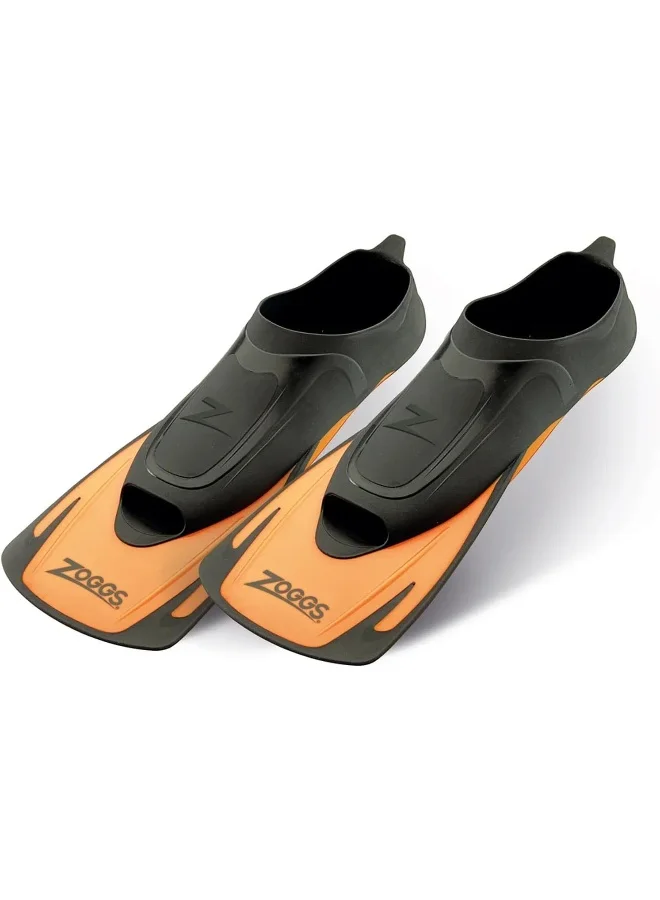 Zoggs Energy Swim Fins Premium Hydrodynamic Training Flippers for Swimming (Blue, Large) 8fwvf