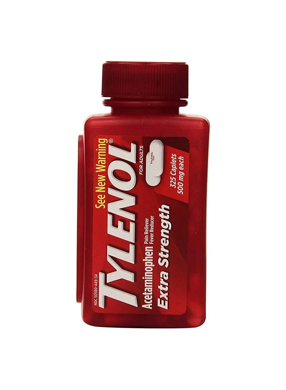 Premium Acetaminophen Pain Relief Caplets (500mg, 325 Count) n7oct