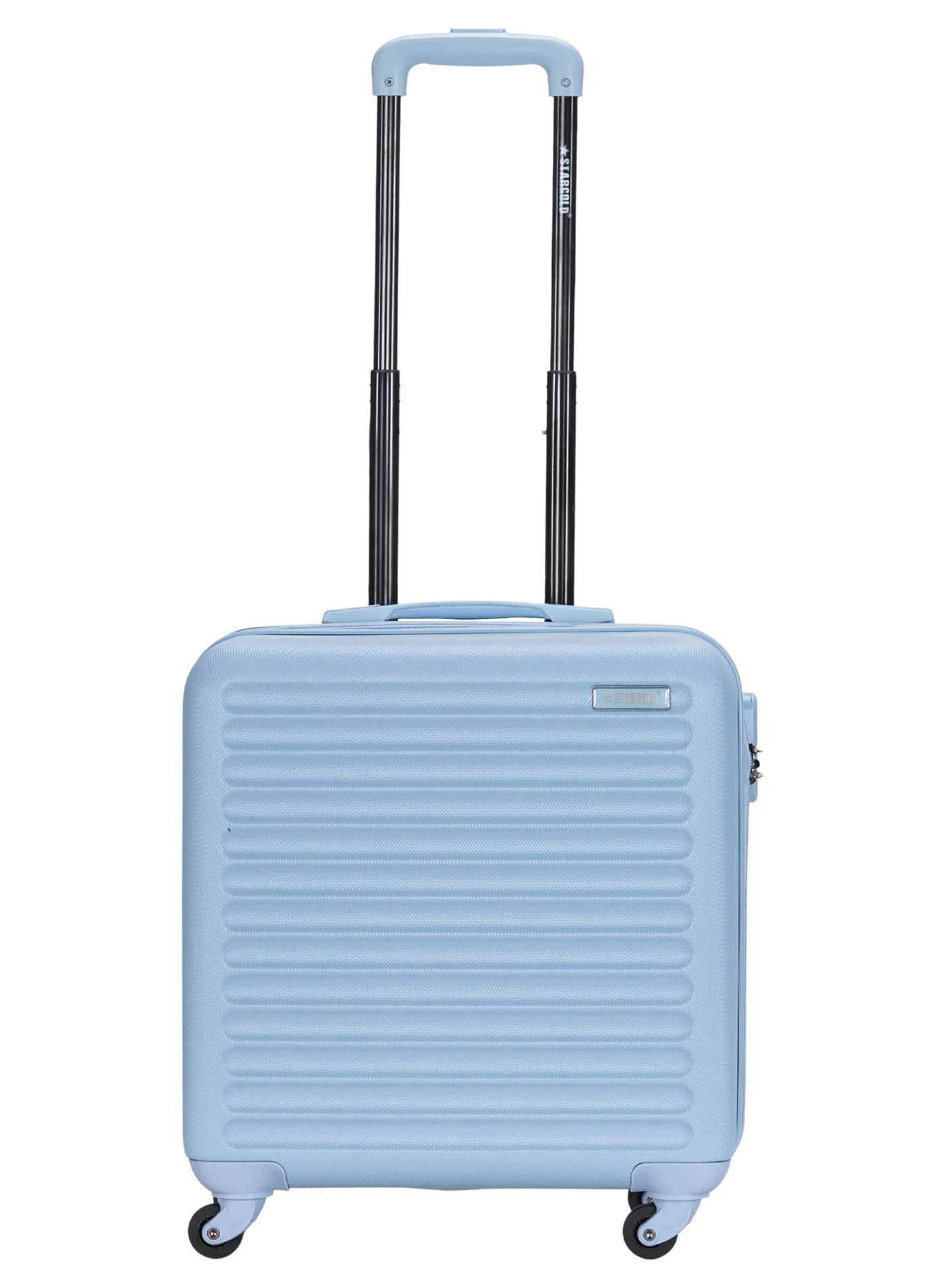Stargold Hardside Spinner Cabin Trolley Luggage with Number Lock (40 cm, Black) fm3rj
