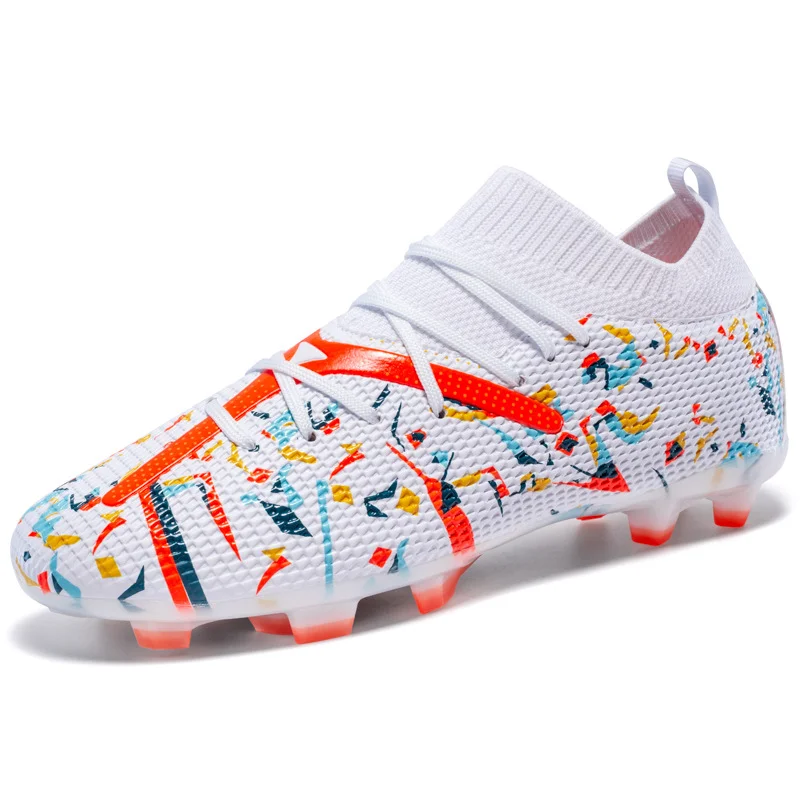 Professional Football Soccer Cleats Lightweight Breathable Mesh Athletic Footwear for Men and Women (Black, 42 EU) p1e5i