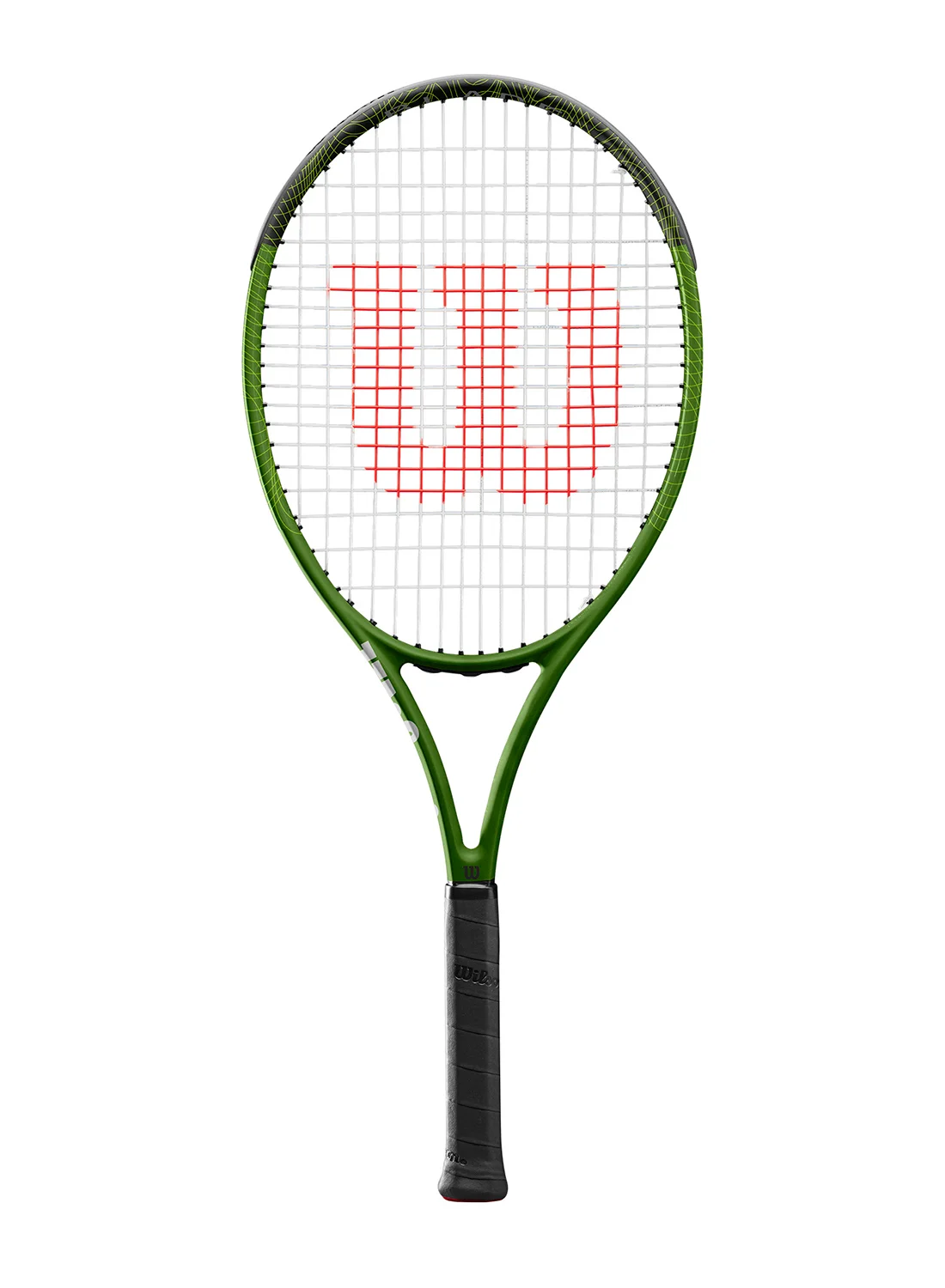 Premium Junior Tennis Racket 26 Inch Graphite Composite Frame (Black/Green, 265g) 4qkwl