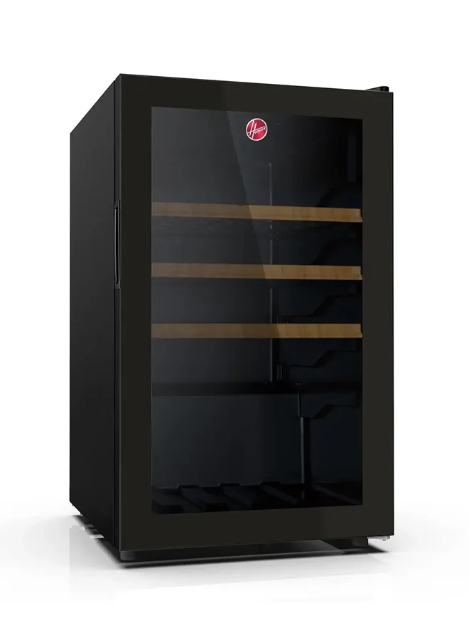 HOOVER Beverage Cooler Fridge with Adjustable Thermostat and LED Light (Black, 165 L) su8wy