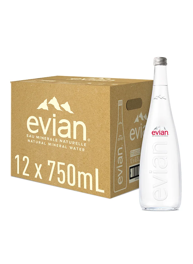Premium Natural Mineral Water Glass (750 mL, Pack of 12) 45s8s