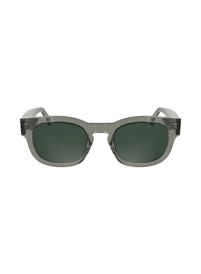 Premium Acetate Full Rim Sunglasses for Men and Women (Grey Gradient, 50-21 mm) ezyn1