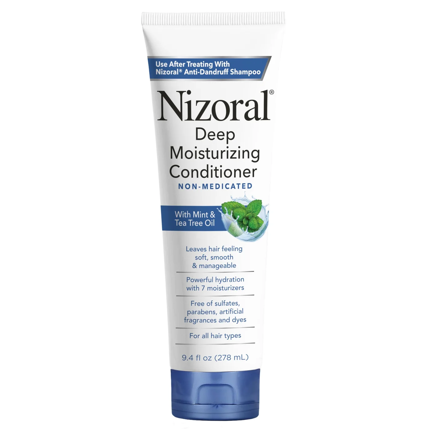 Deep Moisturizing Hair Conditioner with Mint and Tea Tree Oil for All Hair Types (278 mL) lp63d