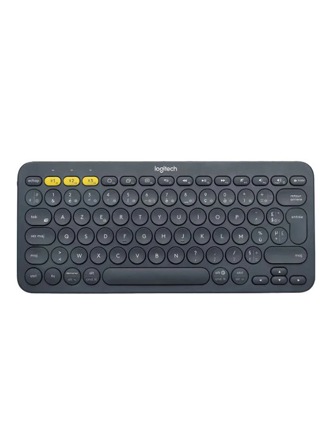 Wireless Multi-Device Bluetooth Keyboard Premium Compact Portable Keyboard for Windows iOS Android Chrome Black s9v1h