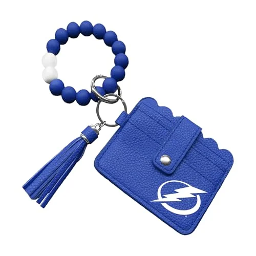 NHL Tampa Bay Lightning Bracelet Wallet Premium Fan Accessory (One Size) 47om7