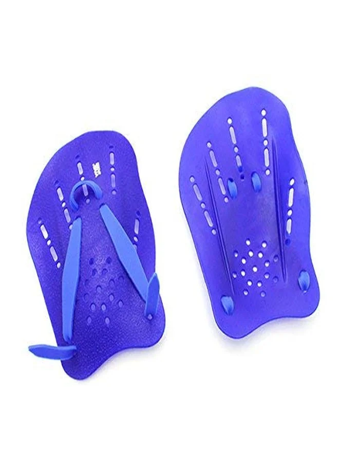 Viva Swimming Hand Paddles Hydrodynamic Resistance Training Gear (Blue, Large) whfrq