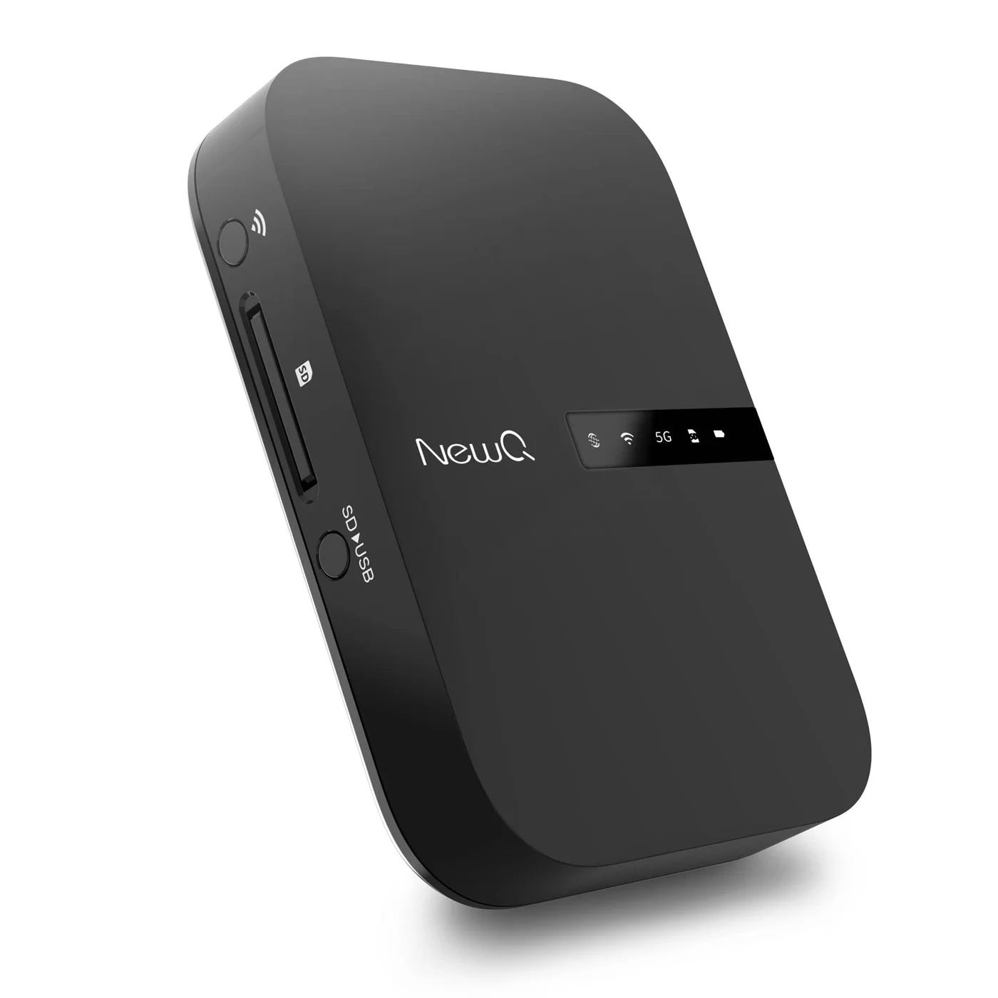 Portable AC750 Travel Router and Wireless SD Card Reader with USB Storage Backup for Smartphone (Compact) 3blyd
