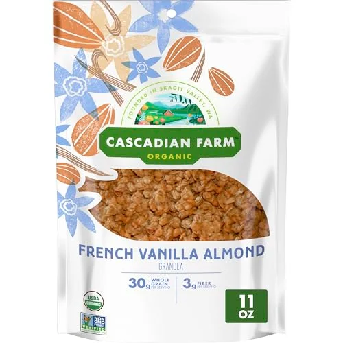 Cascadian Farm Organic French Vanilla Almond Granola Cereal (312 g) k0xw5