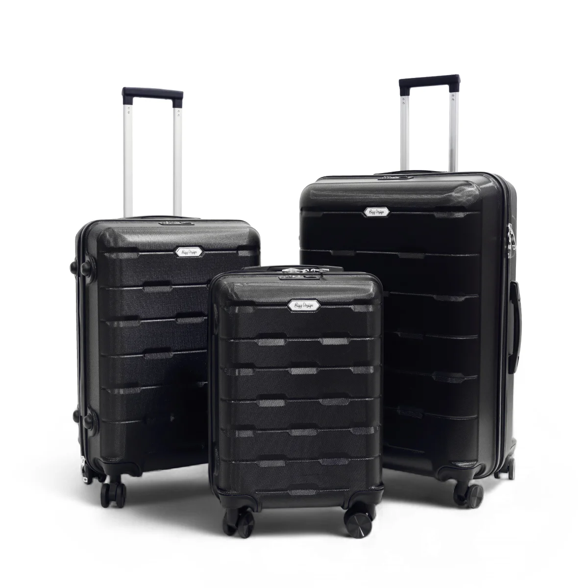 Biggdesign 3-Piece Luggage Set Hardcase Trolley Suitcases with TSA Lock and 360¡ã Spinner Wheels (20-inch, 24-inch, 28-inch) 9s39n