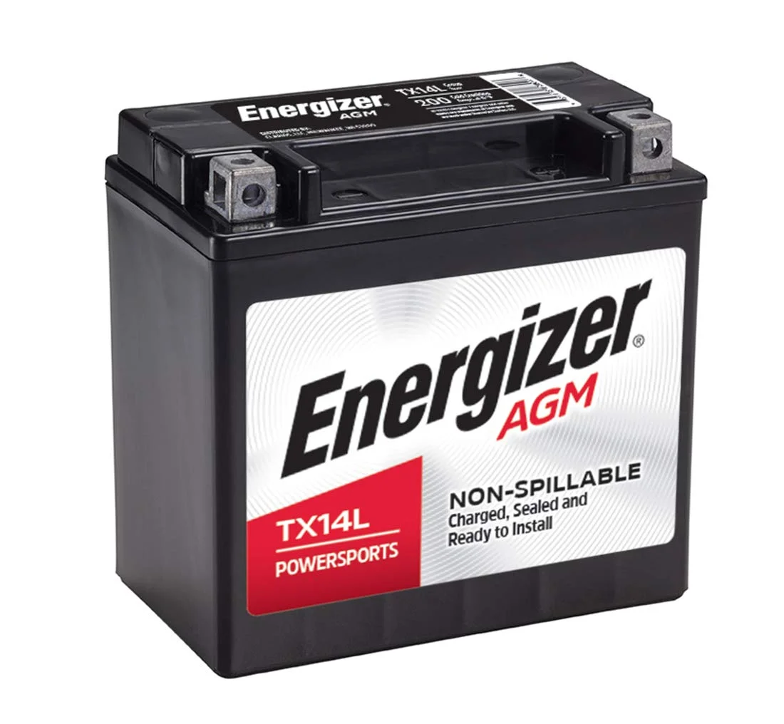 Premium AGM Motorcycle Battery 12V 12Ah 200CCA Replacement for YTX14L-BS (12V, 12Ah) nb89e