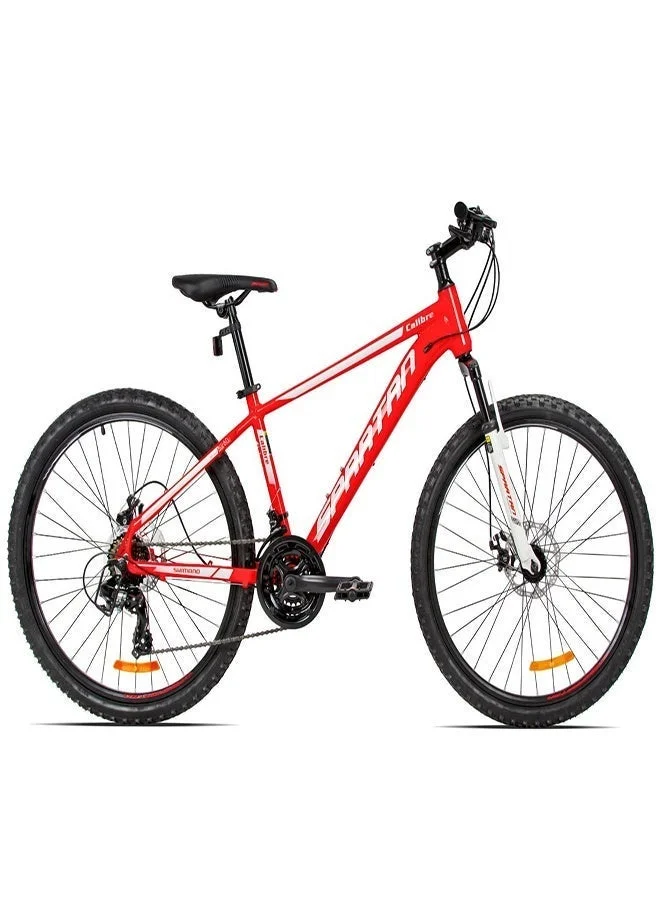 Spartan Hardtail Mountain Bike 21-Speed All-Terrain Bicycle (Red, 26-Inch Wheel) mokni