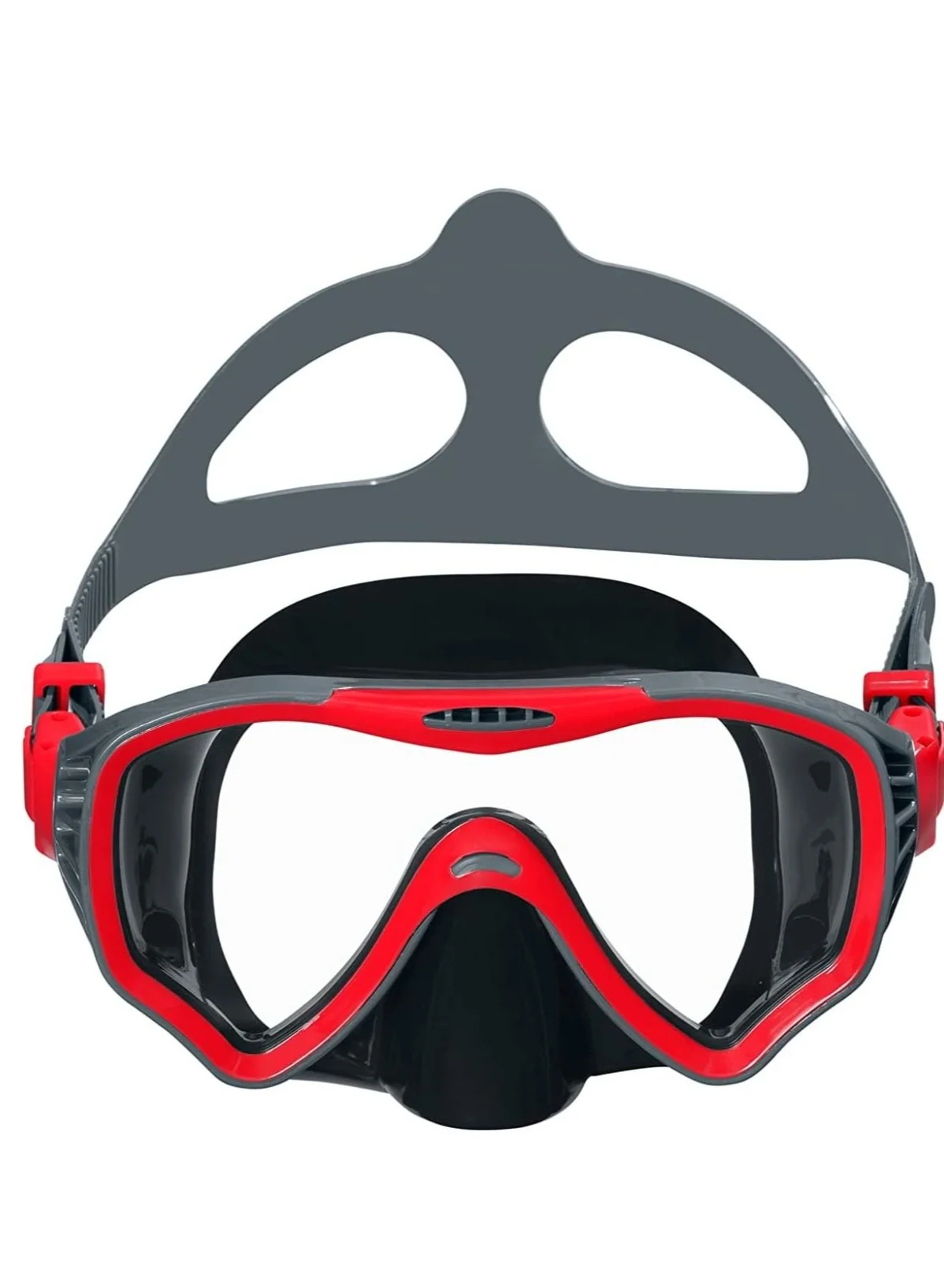 Crusader Pro Swim Mask Premium Anti-Fog Diving Goggles for Adults and Kids (One Size) hk3az