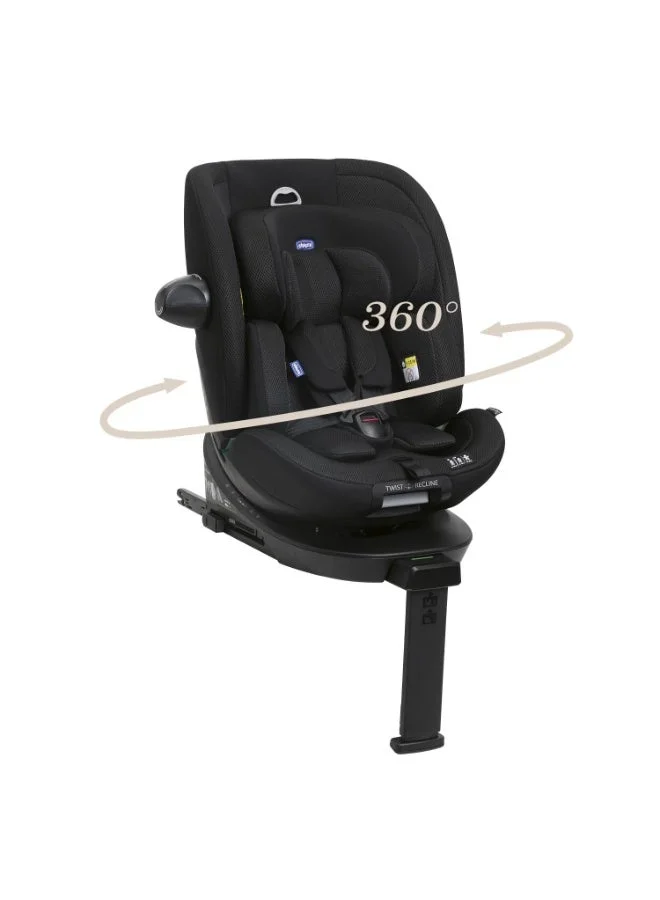 Premium 360-Degree Rotating Baby Car Seat with Isofix and 5 Reclining Positions (40cm-150cm) eyel9