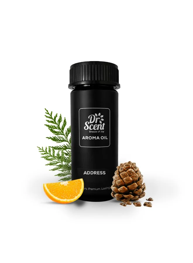 Dr Scent Breeze of Joy Diffuser Aroma Oil, Velvet Cedar and Citrus Fragrance, Premium Home and Office Scenting Solution (170 mL) nm9ba